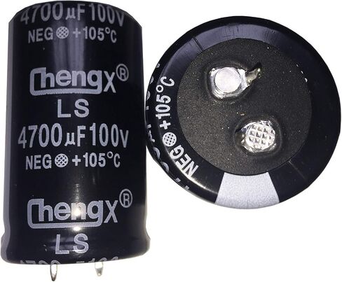 Snap In Capacitors 4700uF 100V 30X50(MM) 2 PCS in Saudi Arabia