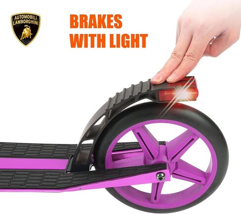 Lamborghini Kick Scooters for Kids Ages 8-12 - Premium Kids Scooter with Foldable Aluminum Frame and Adjustable Handlebars in Saudi Arabia