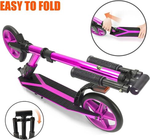 Lamborghini Kick Scooters for Kids Ages 8-12 - Premium Kids Scooter with Foldable Aluminum Frame and Adjustable Handlebars in Saudi Arabia