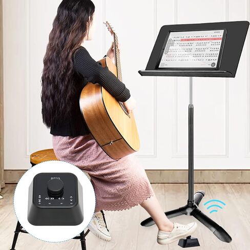 PLUETOOTH PAGE TURNER PEDAL لهواتف الكمبيوتر ، PT23 صفحة Bluetooth مفتاح دواسة القدم Turner ، مفتاح التحكم في الوسائط المتعددة القابلة لإعادة الشحن. (أبيض) in Saudi Arabia