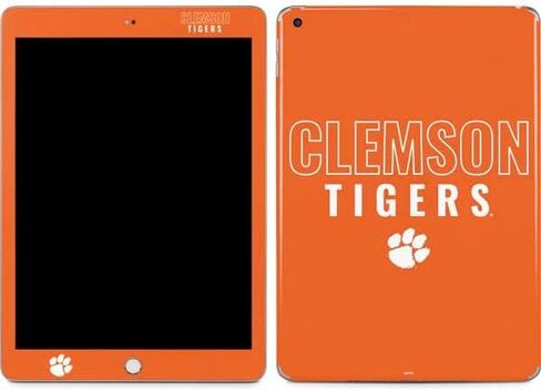 Skinit Skinit Tablet Skin متوافق مع iPad 9.7in (2017) - تصميم شعار College College College College Clemson Tigers in Saudi Arabia