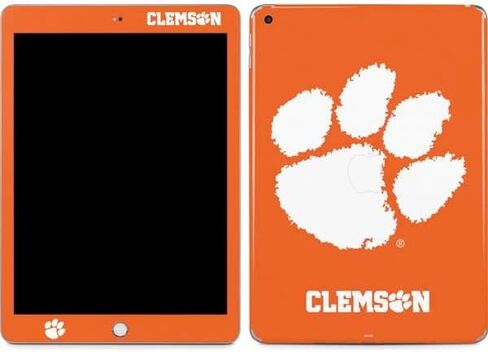 Skinit Skinit Tablet Skin Accompated مع iPad 9.7in (2017) - تصميم الطباعة الكلية College College College College Clemson in Saudi Arabia