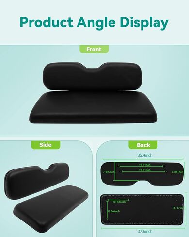 Universal Golf Cart Cart Real Flip Plip Presacions لـ Ezgo ، لسيارة النادي ، من أجل Yamaha ، Black in Kuwait