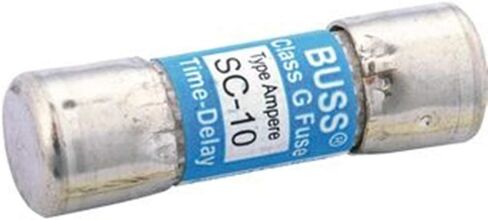 Eaton Bussmann SC-10 Class G Fuse, SC, Fast-Acting, Current Limiting Fuse, 10 A, Rejection, Interrupt Rating of 100 kA at 600 Vac and 10 kA at 170 Vdc in Saudi Arabia
