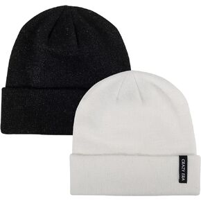 Crazy Era Beanie Hat for Men Women Cuffed Beanies Hat Winter Knit Skull Cap Outdoor Ski Caps 3 Pack