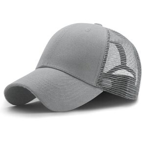 VOASTEK Baseball Cap Workout Hats for Men Women, Adjustable Classic Distressed Vintage Plain Running Hat Trucker Dad Hat