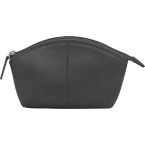 ili New York - Leather Cosmetic Makeup Case - Genuine Leather Cosmetic Clutch for Makeup Essentials w/Zipper Enclosures for Secure Protection in Kuwait