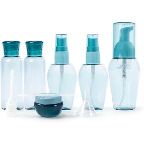 Travel Bottles Set for Toiletries TSA Approved Leak Proof Liquid Small Travel Containers Travel Size Spray Bottle Shampoo Lotion Face Cream Toner Cologne for Vacation Gym