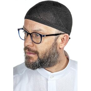 ihvan online قبعات كوفي تركية مسلمة لوكس منسوجة للرجال، طاقية، تاكي، بيسي، قبعات إسلامية، هدايا إسلامية، مقاس قياسي