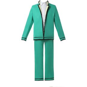 Nuoqi Saiki Kusuo no Psi Nan Cosplay Costume Mens Anime Upgrade Student Suit Full Set