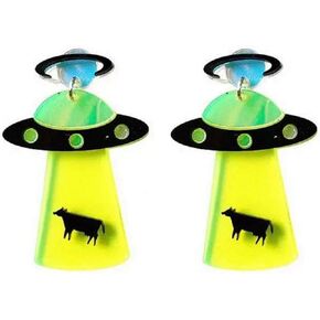 UFO Aliens Acrylic Earrings Jewelry - Multiple Styles (B)