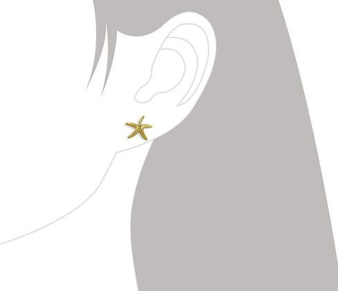 أقراط نجم البحر من الفضة الاسترليني in Kuwait