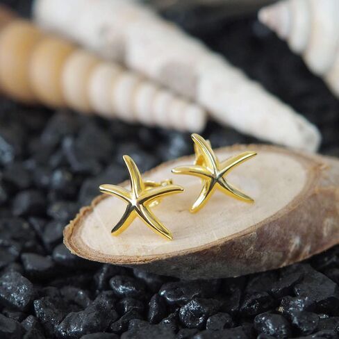 أقراط نجم البحر من الفضة الاسترليني in Kuwait