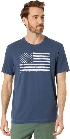 Life is Good Classic Flag USA Short Sleeve Crusher™ Tee in Saudi Arabia