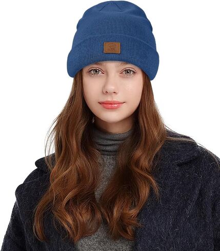 Croogo Beanie للجنسين متماسكة الكفة قبعة دافئة قبعة الجمجمة لينة بسط يوميا مضلع Toboggan قبعة تخزين القبعات Skullies قبعات التزلج in Saudi Arabia
