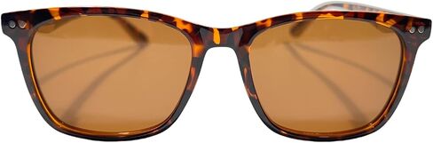 DSME Mens Fashionable Polarized Sunglasses - Leapord Frame with Brown Lenses - UV400 Protection for Driving, Outdoor Sports, and Casual Wear. in Kuwait