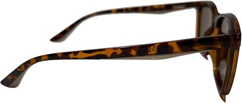 DSME Mens Fashionable Polarized Sunglasses - Leapord Frame with Brown Lenses - UV400 Protection for Driving, Outdoor Sports, and Casual Wear. in Kuwait