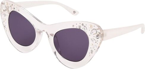 نظارات شمسية نسائية من Betsey Johnson ذات تصميم Crown Jewel Cat Eye in Saudi Arabia