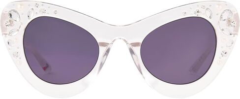 نظارات شمسية نسائية من Betsey Johnson ذات تصميم Crown Jewel Cat Eye in Saudi Arabia