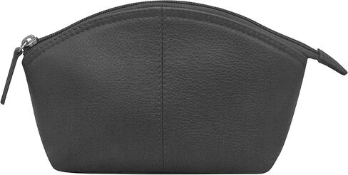 ili New York - Leather Cosmetic Makeup Case - Genuine Leather Cosmetic Clutch for Makeup Essentials w/Zipper Enclosures for Secure Protection in Kuwait