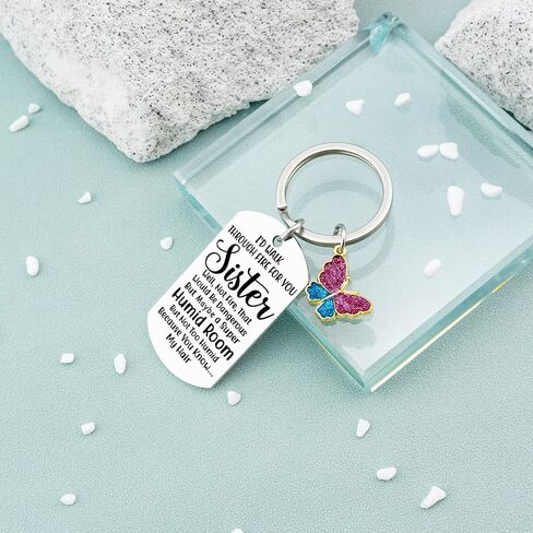 Sisters Gifts From Sister Funny Keychain Gift For Sister Birthday Gifts From Sister Christmas Valentines Gift For Sister Soul Sister Gifts For Women Sister In Law Gifts Best Sister Ever Gift Keyring in Saudi Arabia