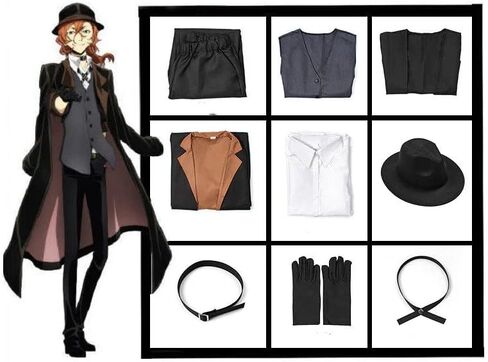 أزياء تنكري لايف بونغو للكلاب الضالة، أزياء شخصية أنمي ميرش، أزياء تنكرية للهالوين للبالغين من الجنسين in Kuwait