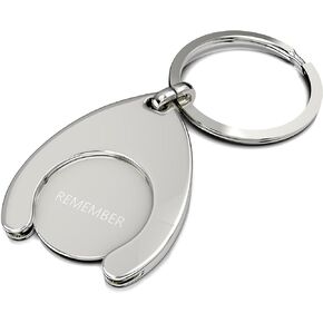 Mothers Day Gift for Her Friend Gifts Shopping Cart Coin Keychain Quarter Holder Key Ring Aldis Mother Daughter Grandmother