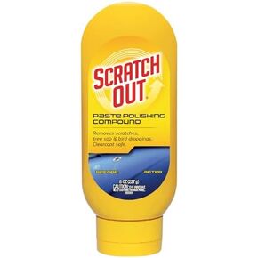 Formula 1 Scratch Out Car Wax Polish Liquid (7 oz) - Car Scratch Remover for All Auto Paint Finishes - Polishing Compound for Moderate Scratches, Bird Droppings, Tree Sap & Swirl Remover