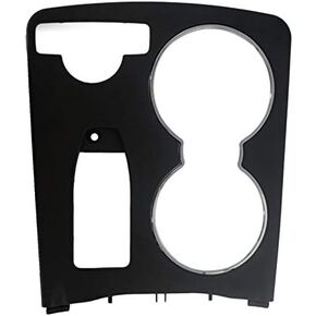 Center Console Cup Holder Trim Cover, Fit for Mercedes-Benz C250 C300 C350 C63 AMG 2008 2009 2010 2011 2012 2013 2014, Replaces 2046800307 20468003079H44, Black