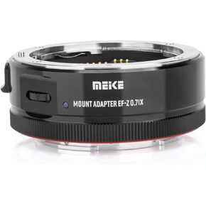 Meike EFTZ-0.71X Lens Mount Adapter Speed Booster 0.71x Focal Reduction Lens Mount Converter Speedbooster for Canon EF Mount Lenses to Nikon Z Mount Series Cameras Z50 Z30 Zfc