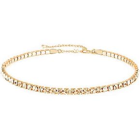 Gold Diamond Choker Necklace for Women Rhinestone Choker Necklace Gifts