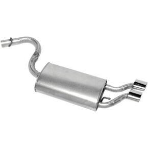 Walker Exhaust Quiet-Flow Stainless Steel 55198 Direct Fit Exhaust Muffler Assembly 2.25" Inlet (Inside) 3.75" Outlet (Outside)