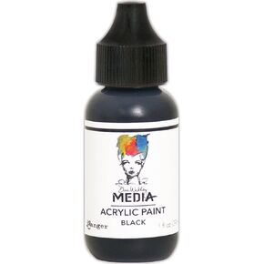 Ranger MDQ5391 Heavy Body Acrylic Paint 1oz Black