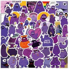 مجموعة 63 قطعة من ملصقات التجهم، ملصقات لاصقة مقاومة للماء من الفينيل الجمالية الكرتونية اللطيفة لزجاجة المياه، والكمبيوتر المحمول، والهاتف، ودفتر القصاصات، وهدايا يومية للبالغين والمراهقين in Kuwait