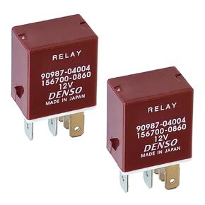 2 Pcs 90987-04004 156700-0860 40A 12VDC 5Pins Plug-in Multipurpose Automotive Relay Compatible with156700-1700 90084-98032