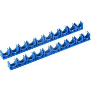 uxcell 16mm Dia Continuous 10 Slots PPR U-Shaped Pipe Clamps Tube Clips for Water Hoses Red 2 Pcs in Saudi Arabia