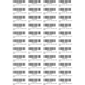 Gladiator 44-UP FBA Labels Laser/Inkjet Label Printers Perfect for EIN or UPC Barcode stickers asin code FNSKU Labeling White self-Adhesive Sticky Labels 48.5 mm x 25.4 mm A4 Paper 4400 Labels (44-UP)