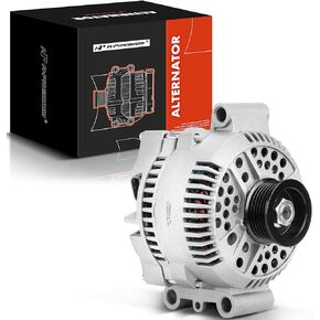 A-Premium Alternator Compatible with Ford F150 97-03, E150 E250 2003, Explorer 95-00, Ranger 96-01 06-08 & Mazda B2300 B2500, 12V 130Amp CW 6-Groove Pulley, Replace# 1F7118300A, 6L5Z10346BA