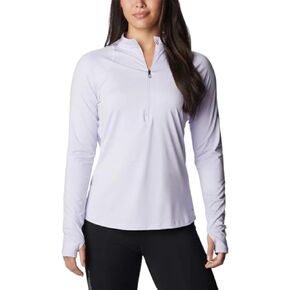 Columbia Women's Endless Trail Half Zip Mesh Long Sleev