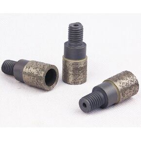 Raizi CNC Incremental Cutting Finger Bits for Granite, Marble, 20 x 20T, M12 Thread (1 pc)