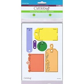 Provo Craft Plus Embossing Folders, Embossed Tags