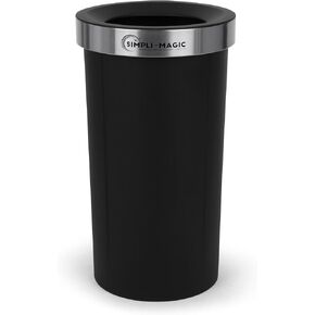 سلة مهملات Simpli-Magic مفتوحة من الأعلى سعة 60 لتر، سلة مهملات، سلة قمامة مستديرة مفتوحة من الأعلى للمطبخ، المكتب، النوم، التخلص من سلة النفايات والقمامة in Kuwait