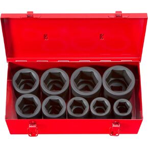 TEKTON 1 Inch Drive Deep 6-Point Impact Socket Set, 9-Piece (1-2 in.) | 4892