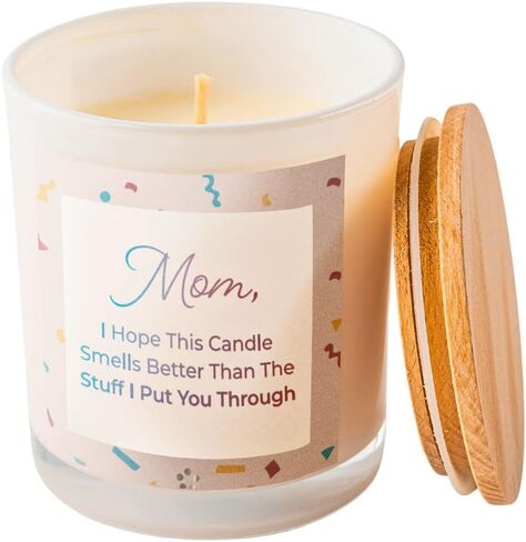 هدايا مضحكة للأم | شمعة الصويا المعطرة | هدايا عيد الأم، شموع هدايا عيد الميلاد للأم، الأم، عيد الأم | هدايا للنساء in Kuwait