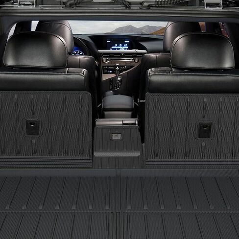 أغطية ظهر مقعد بطانة البضائع لملحقات لكزس RX350 2023 2024، سجاد سيارة TPE مناسب لجميع الأحوال الجوية، سجادة صندوق السيارة تناسب لكزس RX350/RX350h/RX500h (غير مناسبة RX450h) in Kuwait