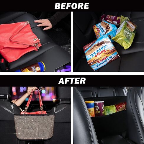 eing Car Organizers and Storage Purse Holder,Car Seat Back Net Handbag Accessories for Women,Gifts for Mom from Daughter, from Son,Mom Gifts,Birthday Gifts Presents for Mom,Black in Kuwait