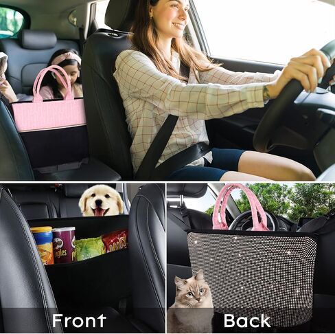 eing Car Organizers and Storage Purse Holder,Car Seat Back Net Handbag Accessories for Women,Gifts for Mom from Daughter, from Son,Mom Gifts,Birthday Gifts Presents for Mom,Black in Kuwait