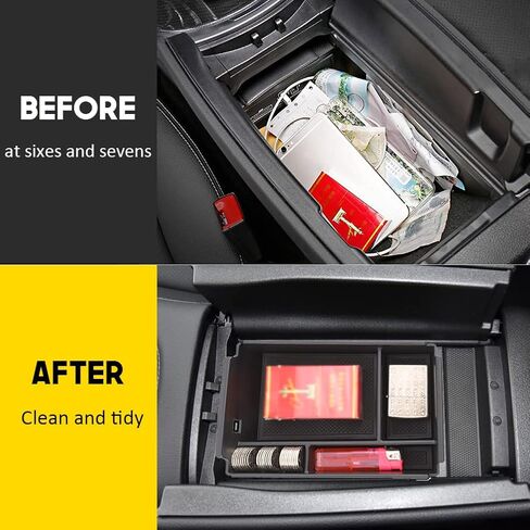 Car Central Armrest Storage Box Container Tray Organizer Compatible with Mercedes Benz GLE Class GLE 350 400 W167 2020-2024 in Kuwait