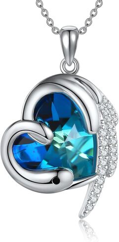 MONGAS Fox/Turtle/Stingray Necklace Sterling Silver Necklaces Jewelry Gifts for Animal Lover Women Girls in Saudi Arabia