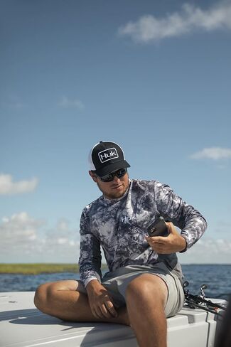 HUK Men's Pursuit Vented Long Sleeve 30 UPF Fishing Shirt in Kuwait